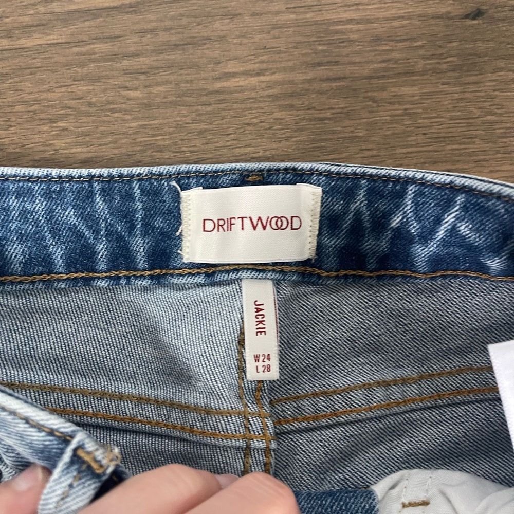 Stylish Blue Patterned Women's Jeans - Picture 7 of 9